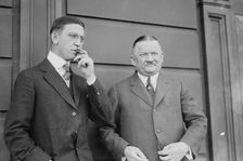 Frank Stevens, concessionnaire, at left and August "Garry" Herrmann, President of the Cincinnati Red Creator: Bain News Service