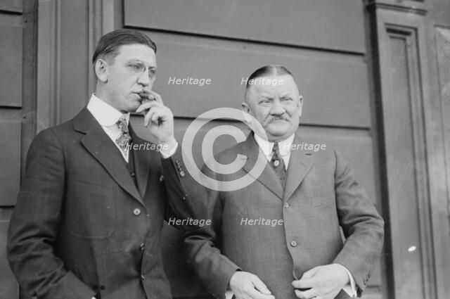 Frank Stevens, concessionnaire, at left and August "Garry" Herrmann, President of the Cincinnati Red Creator: Bain News Service.