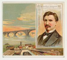Frank R. O'Neil, The St. Louis Missouri Republican, from the American Editors series (N35)..., 1887. Creator: Allen & Ginter