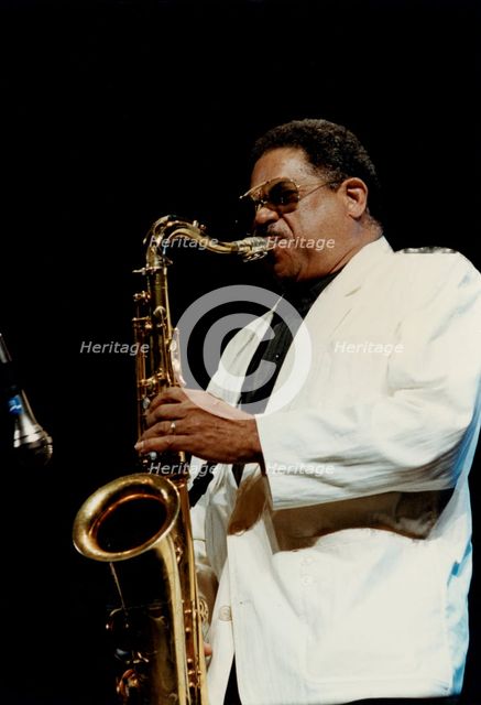 Frank Wess, possibly 1990s. Creator: Brian Foskett.