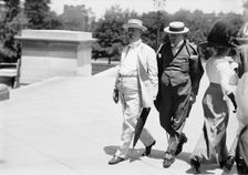 Frank Wheeler Mondell, Rep. from Wyoming, Right, with Senator Bacon, 1911. Creator: Harris & Ewing