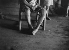 Frank Tengle family, Hale County, Alabama. Sharecroppers, 1936. Creator: Walker Evans