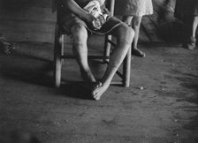 Frank Tengle family, Hale County, Alabama. Sharecroppers, 1936. Creator: Walker Evans