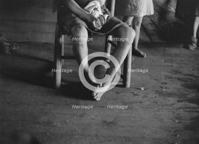 Frank Tengle family, Hale County, Alabama. Sharecroppers, 1936. Creator: Walker Evans.