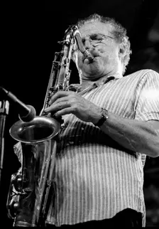 Frank Tiberi, Brecon Jazz Festival, Brecon, Wales, August, 2003. Artist: Brian O'Connor
