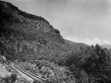 Frankenstein Cliff & Mt. Washington, Crawford Notch, White Mts., N.H., between 1900 and 1906. Creator: Unknown