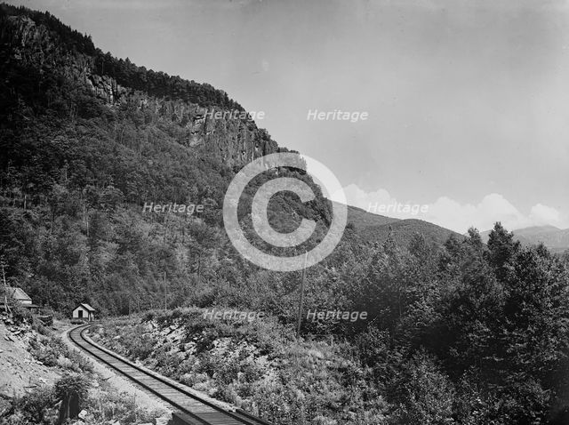 Frankenstein Cliff & Mt. Washington, Crawford Notch, White Mts., N.H., between 1900 and 1906. Creator: Unknown.