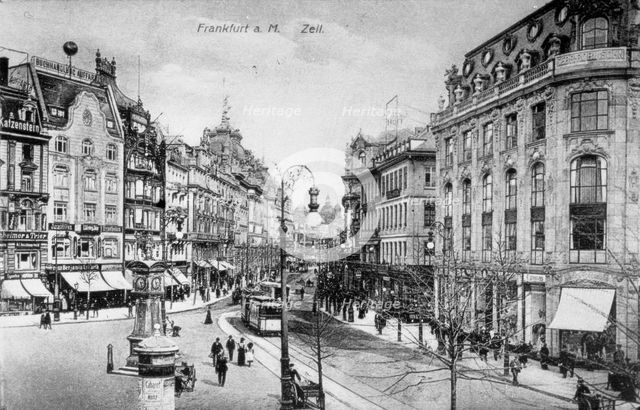 Frankfurt - Buildings and streets. Creator: Unknown.