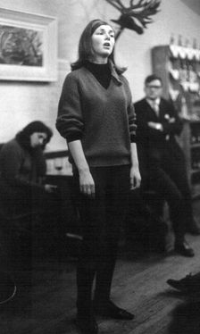 Frankie Armstrong, Cecil Sharp House, London, 1960s. Artist: Eddis Thomas