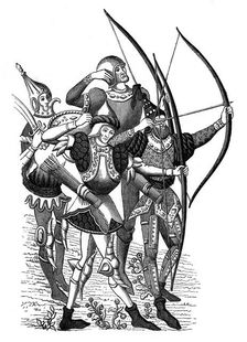 Frankish archers, 15th century, (1870)