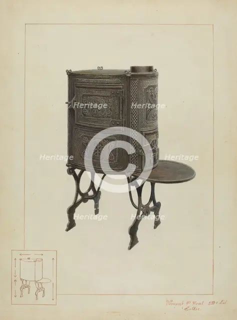 Franklin Baking Oven, c. 1937. Creator: Vincent P. Rosel.