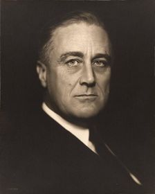 Franklin D. Roosevelt, about 1932. Creator: Vincenzo Laviosa