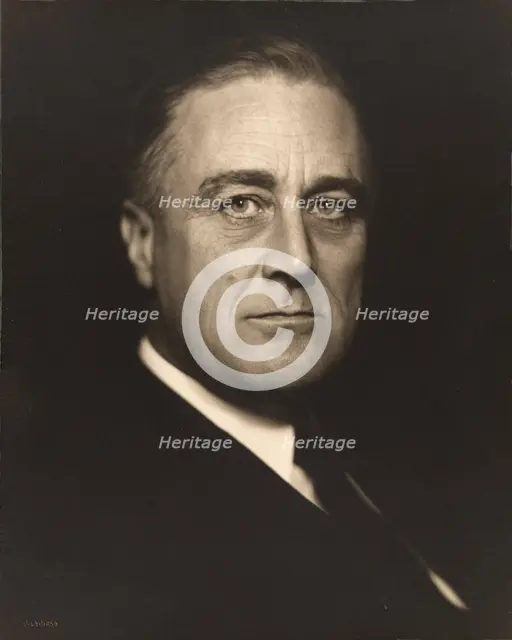 Franklin D. Roosevelt, about 1932. Creator: Vincenzo Laviosa.