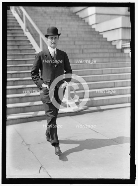 Franklin D. Roosevelt, between 1913 and 1917. Creator: Harris & Ewing.