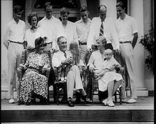 Franklin D Roosevelt, One of the Democratic Presidential Candidates, and Family, 1932. Creator: British Pathe Ltd