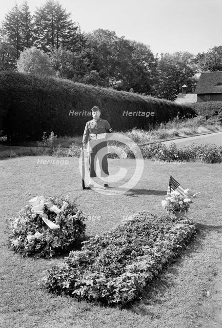 Franklin D. Roosevelt, residence in Hyde Park, New York, 1945. Creator: Gottscho-Schleisner, Inc.