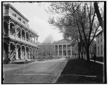 Franklin Hall, Soldiers Home, Dayton, Ohio, c1902. Creator: William H. Jackson