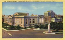 Franklin Institute and Board of Education Building, Philadelphia, Pennsylvania, USA, 1933