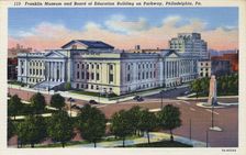 Franklin Institute and Board of Education Building, Philadelphia, Pennsylvania, USA, 1937