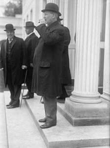 Franklin K. Lane, left, 1913. Creator: Harris & Ewing