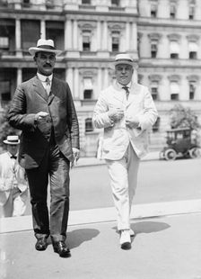 Franklin K. Lane, right, 1914. Creator: Harris & Ewing