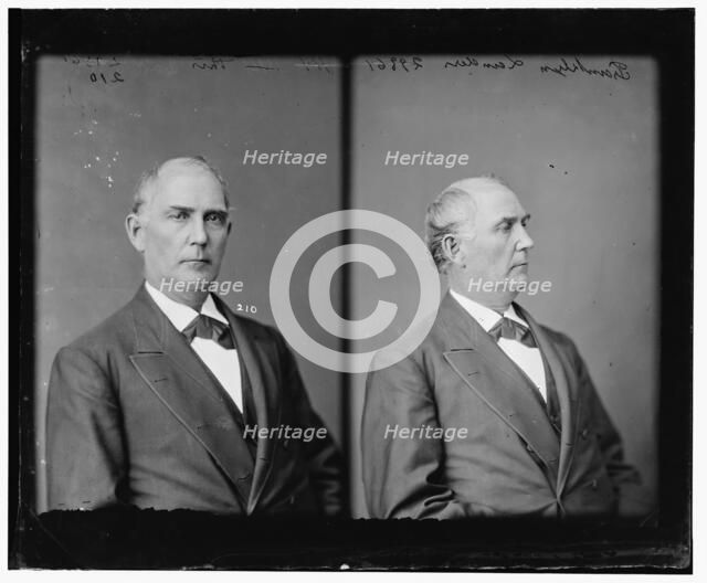 Franklin Landers of Indiana, between 1865 and 1880. Creator: Unknown.