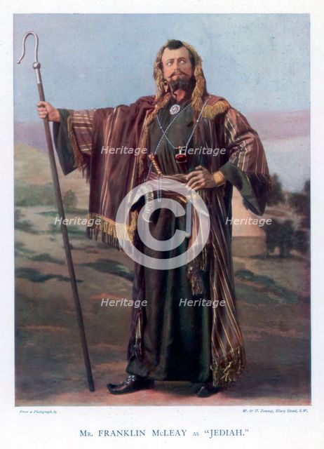 Franklin McLeay, Canadian actor, 1901.Artist: W&D Downey
