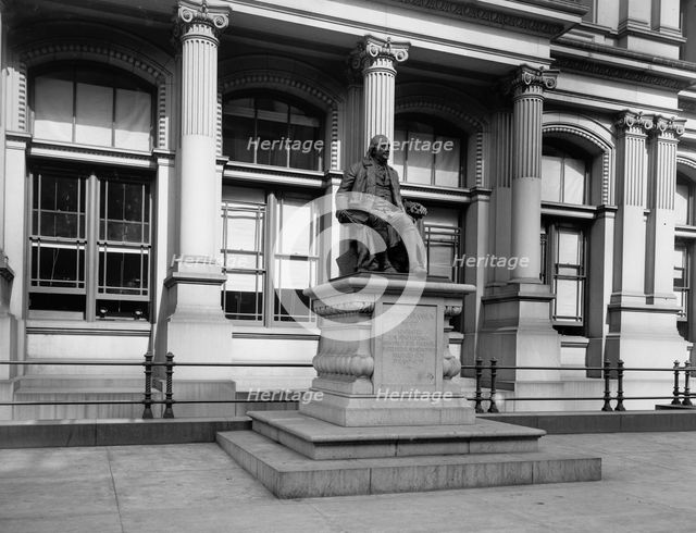 Franklin Statue, Philadelphia, Pa., between 1900 and 1906. Creator: Unknown.