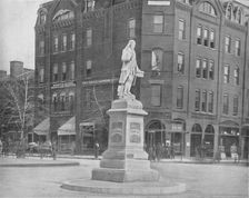 Franklin Statue, Washington, D.C. c1897. Creator: Unknown