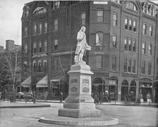 Franklin Statue, Washington DC, USA, c1900. Creator: Unknown