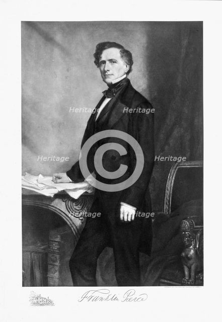 Franklin Pierce, 14th President of the United States of America, (1901). Creator: Unknown.