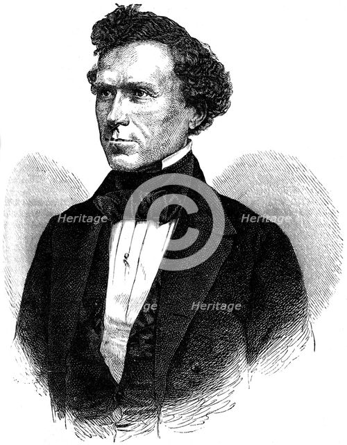 Franklin Pierce, 14th President of the United States, (c1880). Artist: Unknown