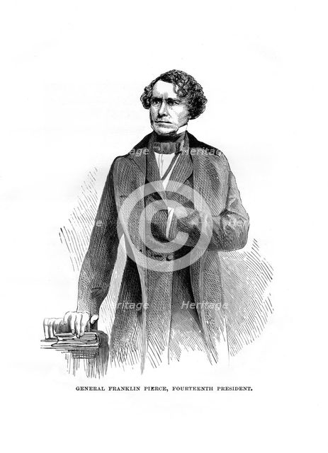 Franklin Pierce, president of the United States, c1850s. Artist: Unknown