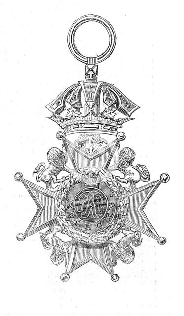 Franklin's Guelphic Badge, 1854. Creator: Unknown.
