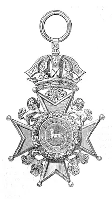 Franklin's Guelphic Badge, 1854. Creator: Unknown