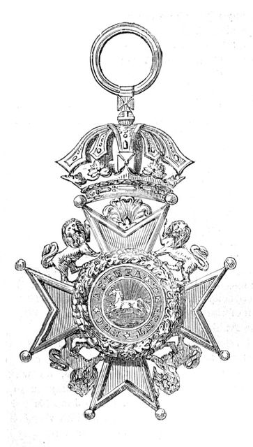 Franklin's Guelphic Badge, 1854. Creator: Unknown.