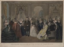 Franklin's reception at the court of France, 1778, 1850s