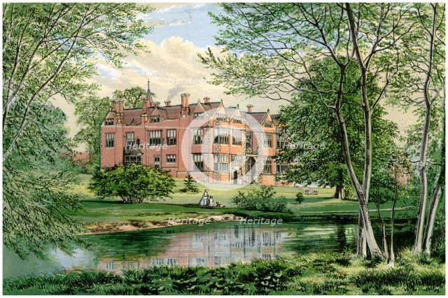 Franks Hall, Kent, home of the Power family, c1880. Artist: Unknown