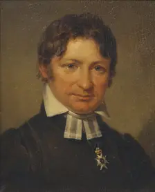 Frans Mikael Franzén, 1772-1847, Bishop, Poet, 1828. Creator: Johan Gustaf Sandberg
