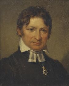 Frans Mikael Franzén, 1772-1847, Bishop, Poet, 1828. Creator: Johan Gustaf Sandberg