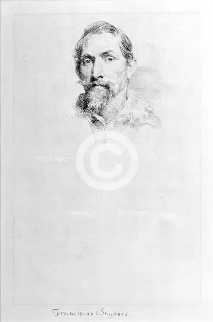 Frans Snyders, from "The Iconography", early 17th century. Creator: Anthony van Dyck.