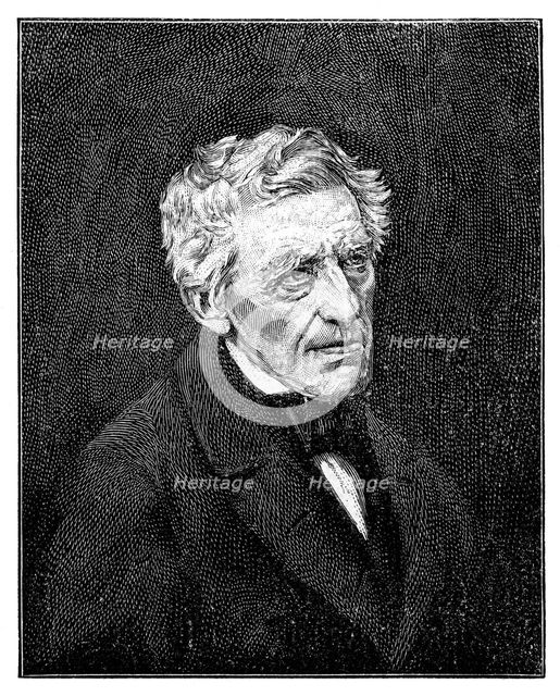 Franz Grillparzer, 19th century Austrian dramatic poet, (1900).Artist: Benther