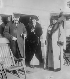 Franz Ferd[inand] of Austria, Countess Hohenberg, Countess Baillet de Latour, 1913. Creator: Bain News Service