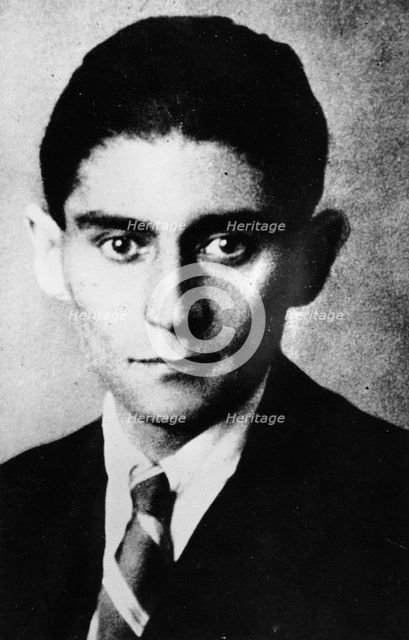 Franz Kafka (1883-1924), Czech writer, c1924. Creator: Unknown.