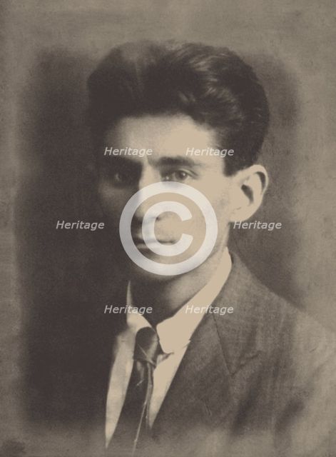 Franz Kafka, 1917.