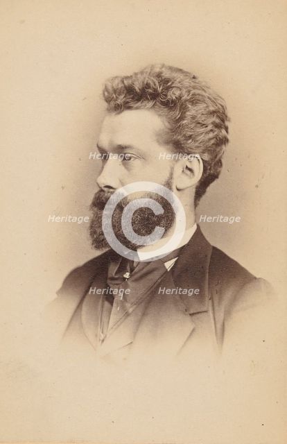 Franz Heyerheim, 1860s. Creator: Ernst Milster.