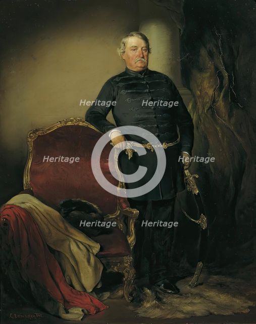 Franz Imrédy, nobleman of Omorovicze, 1848. Creator: August von Pettenkofen.