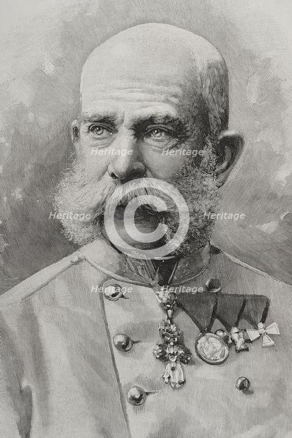 Franz Joseph, Emperor of Austria, King of Hungary, Croatia and Bohemia, 1898.  Creator: Unknown.