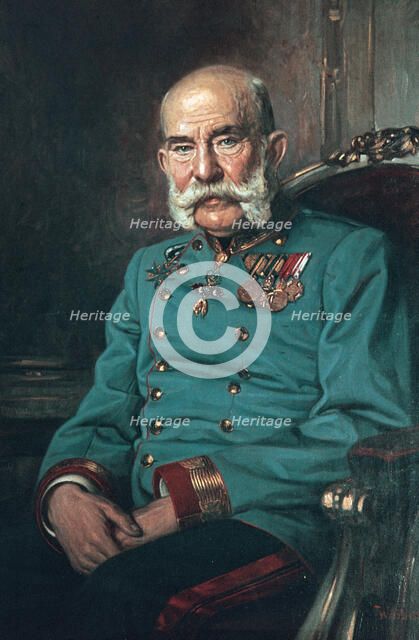 Franz Joseph I (1830-1916), Emperor of Austria.