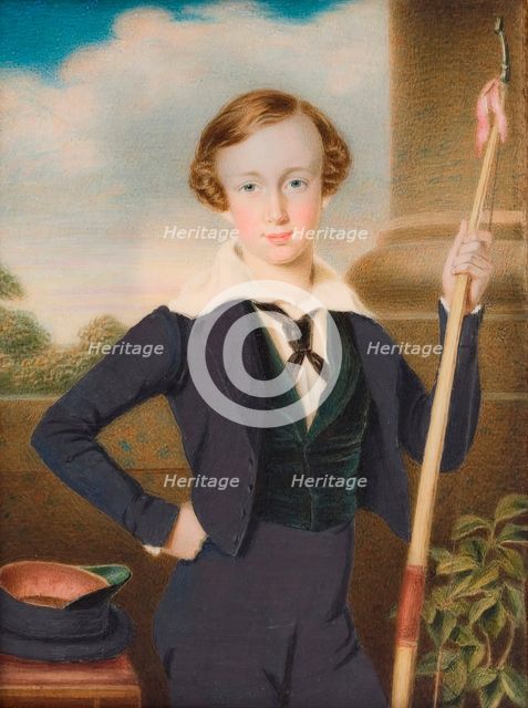 Franz Joseph I, Emperor of Austria, 1840. Creator: Moritz Michael Daffinger.